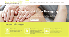 Desktop Screenshot of krankengymnastikpassau.de