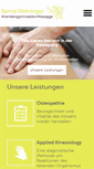 Mobile Screenshot of krankengymnastikpassau.de